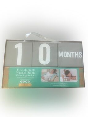 Kate & Milo First Moments Wooden Blocks - Years, Months, weeks
